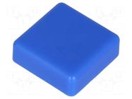 Button; square; blue; 12x12mm NINIGI