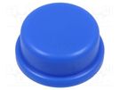 Button; round; blue; Ø13mm; TACTS-24N-F,TACTS-24R-F NINIGI