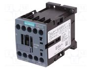 Contactor: 3-pole; NO x3; Auxiliary contacts: NO; 110VAC; 12A; 690V SIEMENS