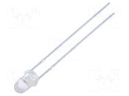 LED; 3mm; blue; 3500mcd; 30°; Front: convex; 2.8÷3.6VDC FORYARD