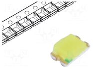 LED; white cold; SMD; 0805; 600mcd; 7000K; 130°; 20mA; 2.8÷3.6VDC FORYARD