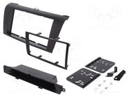 Radio frame; Mazda; 2 DIN; black METRA