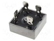 Bridge rectifier: single-phase; Urmax: 100V; If: 25A; Ifsm: 400A YANGJIE TECHNOLOGY