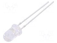 LED; 5mm; yellow; 4000mcd; 15°; Front: convex; 1.7÷2.5VDC FORYARD