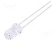LED; yellow; 5mm; 4750÷6000mcd; 30°; Front: convex; 1.7÷2.5VDC FORYARD