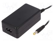 Power supply: switched-mode; 9VDC; 3A; Out: 5,5/2,1; 27W; 90÷264VAC SUNNY