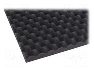 Sound absorbing sponge; 1000x500x30mm 4CARMEDIA