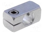 Mounting coupler; aluminium; D: 16mm; W: 20mm; H: 20mm; L: 40mm ELESA+GANTER
