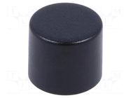 Button; 13mm; round; black SCHURTER