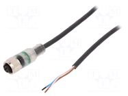 Cable: for sensors/automation; M12; PIN: 4; straight; 10m; plug LAPP
