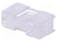 Cover; -40÷85°C; thermoplastic; UL94V-0; transparent; OG,UH,UHB SCHURTER
