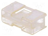 Cover; -40÷85°C; thermoplastic; UL94V-0; transparent; OG,UH,UHB SCHURTER