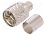 Connector: UHF (PL-259); plug; male; straight; KX13,RG214; crimped AMPHENOL RF