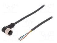 Cable: for sensors/automation; M12; PIN: 5; angled; 2m; plug; 60VAC LAPP