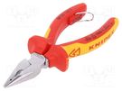 Pliers; insulated,universal,elongated; 145mm; hardened steel KNIPEX