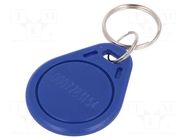 RFID pendant; plastic; blue; 125kHz; 8BROM SYSTEM 7 SECURITY