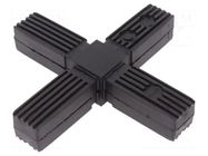 Mounting coupler; for profiles; polyamide; -30÷100°C; I: 79mm ELESA+GANTER