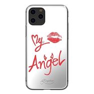 Kingxbar Angel mirror case decorated with original Swarovski crystals iPhone 11 Pro Max transparent, Kingxbar