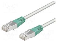 Patch cord; RJ45 plug,both sides; F/UTP; 5e; stranded; CCA; PVC Goobay