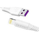 Dudao cable USB / Lightning 5A 1m white (L2L 1m white), Dudao