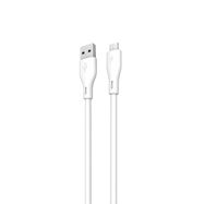 Dudao USB / micro USB 3A cable 1m white (L2M 1m white), Dudao
