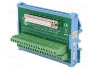 Industrial module: terminal block; for DIN rail mounting ADVANTECH