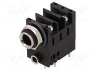 Connector: Jack 3,5mm + Jack 6,3mm; socket; female; ways: 2; THT AMPHENOL