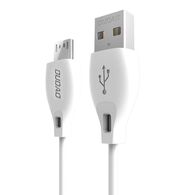 Dudao cable micro USB cable 2.4A 1m white (L4M 1m white), Dudao