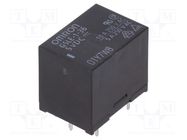 Relay: electromagnetic; SPDT; Ucoil: 5VDC; Icontacts max: 10A; PCB OMRON Electronic Components