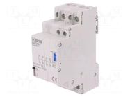 Relay: installation; bistable,impulse; NC + NO x3; Ucoil: 230VAC ISKRA