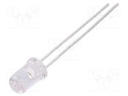 LED; 5mm; amber; 880÷2500mcd; 23°; Front: convex; 2.02÷2.4V BROADCOM (AVAGO)