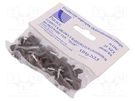 Holder; brown; for flat cable,YDYp 2x2,5; 25pcs; with a nail PAWBOL