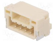 Socket; wire-board; male; GH; 1.25mm; PIN: 4; SMT; 50V; 1A; horizontal JST