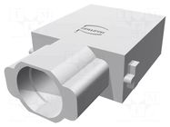 Connector: HDC; Han GND; for panel mounting,for cable; IP65 HARTING