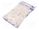 Holder; white; for flat cable,YDYp 3x2,5; 100pcs; USMP 3; 6÷7mm PAWBOL