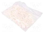 Holder; white; for flat cable,YDYp 5x2,5; 100pcs; USMP 5; 6÷7mm PAWBOL