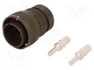 Connector: military; plug; male; PIN: 2; size 24; aluminium; VG95234 AMPHENOL AIR