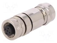 Connector: M12; plug; PIN: 5; female; A code-DeviceNet / CANopen BULGIN