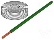 Wire; LifY; 1x0.25mm2; stranded; Cu; PVC; green; 300V; -15÷80°C HELUKABEL
