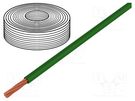 Wire; LifY; 1x2.5mm2; stranded; Cu; PVC; green; 450V,750V; -15÷80°C HELUKABEL