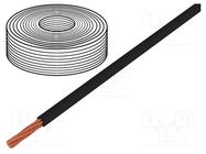 Wire; LifY; 1x0.5mm2; stranded; Cu; PVC; black; 300V,500V; -15÷80°C HELUKABEL