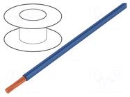 Wire; H05V-K,LgY; stranded; Cu; 0.35mm2; PVC; dark blue; 300V,500V BQ CABLE