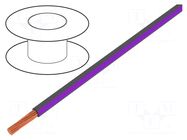 Wire; H05V-K,LgY; stranded; Cu; 1mm2; PVC; grey-violet; 300V,500V BQ CABLE