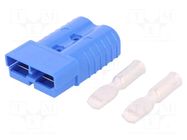 Connector: wire-wire; plug; SB® 350; hermaphrodite; PIN: 2; crimped ANDERSON POWER PRODUCTS