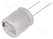 Capacitor: electrolytic; low ESR; THT; 4300uF; 25VDC; Ø18x20mm NICHICON