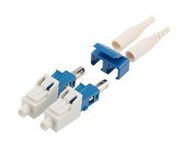 FIBER OPTIC CONN, LC, DUPLEX, 0.9MM