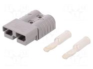 Connector: wire-wire; plug; SB® 120; hermaphrodite; PIN: 2; crimped ANDERSON POWER PRODUCTS