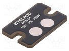 Resistor: thick film; screw; 1.2kΩ; 100W; ±5%; 38x25x2mm; 100ppm/°C TELPOD