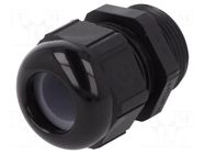 Cable gland; PG21; IP68; polyamide; black; SKINTOP®; SKINTOP® STR LAPP