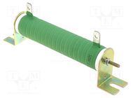 Resistor: wire-wound; 10Ω; 50W; ±5%; Ø25x120mm; 200ppm/°C SR PASSIVES